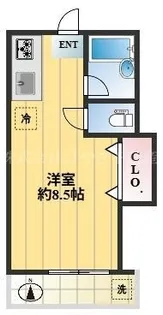 ローゼ小川【1階】の間取り