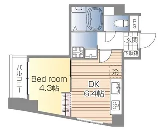 コスモグランデII【5階】の間取り