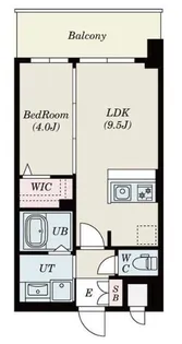 S-RESIDENCE東三国amante【6階】の間取り