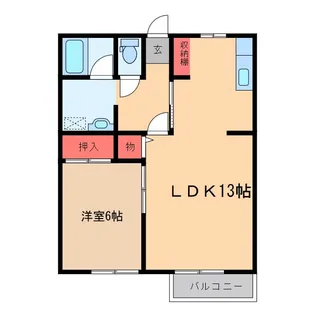 ワシントンMC【1階】の間取り