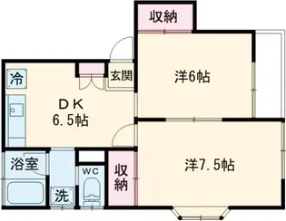 新潟県長岡市下条町【アパート】の間取り