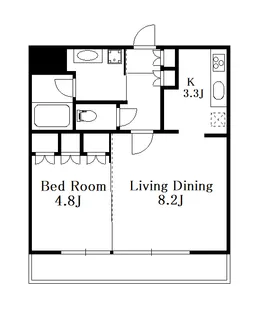 東京都杉並区高円寺南5【マンション】の間取り