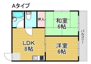 ウィステリア北島I番館【3階】の間取り