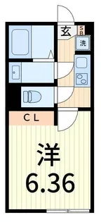 カインドネス亀有II【2階】の間取り