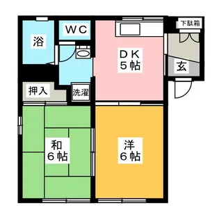 メゾン湘南A【1階】の間取り