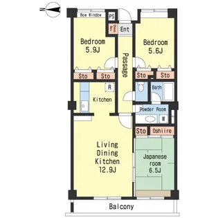 エクセレントパレス【4階】の間取り