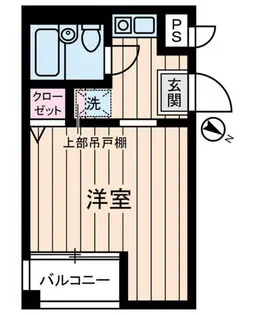 豊町中央コーポ【3階】の間取り