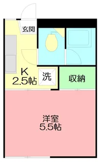 イエローハイム【2階】の間取り