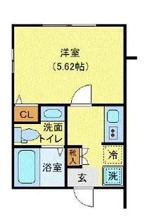 ラッキーダイム鴨居【2階】の間取り