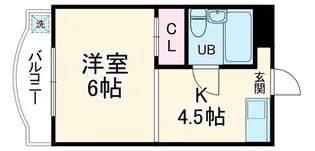 パールシティ浦和常盤台【1階】の間取り