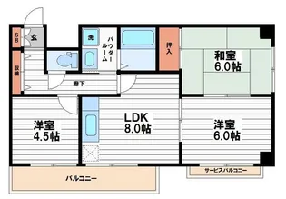 K2アベニュー【2階】の間取り