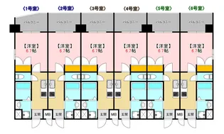 ISI BLDG FUNAIRI【10階】の間取り