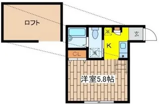 ファランドール調布【2階】の間取り