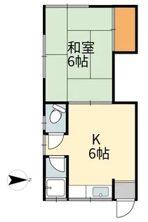 多摩ハイツ【2階】の間取り
