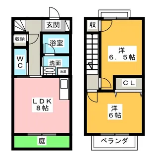 ルネージュM【2階】の間取り