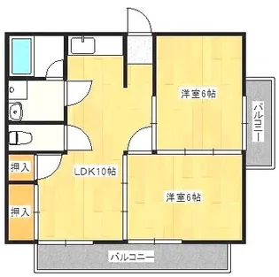 ベスト興産ビル【6階】の間取り