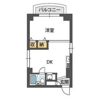 ネイティヴ京橋【3階】の間取り