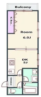 ベストプレイス大塚【2階】の間取り