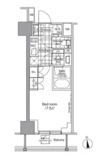 東京都江東区深川2【マンション】の間取り