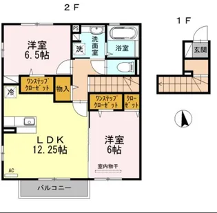 東京都町田市小山町【アパート】の間取り