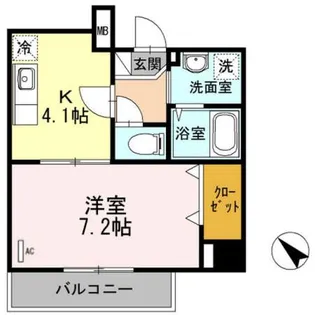 大阪府堺市北区中百舌鳥町2【マンション】の間取り