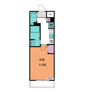 宮城県仙台市宮城野区宮城野2【マンション】の間取り
