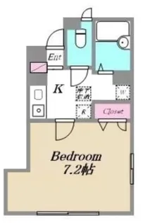 パークハイム上馬【1階】の間取り