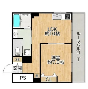 ウスダム・コーヅ池之端ハイツ【7階】の間取り