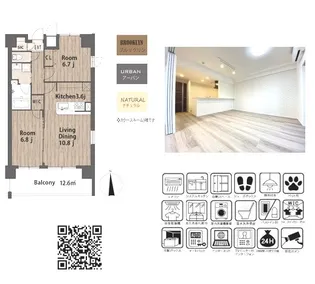 KATURA高崎【10階】の間取り