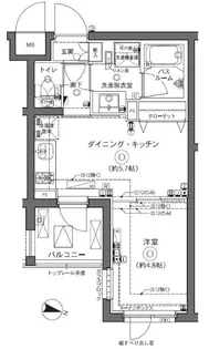 ZOOM中野坂上【2階】の間取り