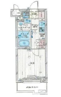 ルーブル武蔵新城弐番館【2階】の間取り