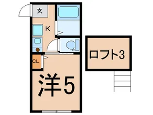G・Aタウン大口【1階】の間取り