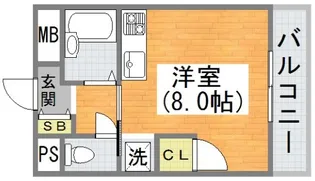 大阪府大阪市平野区平野本町2【マンション】の間取り