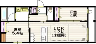 埼玉県さいたま市浦和区東岸町【マンション】の間取り