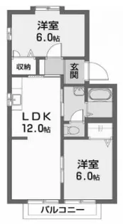 ハーモニー16 A・B棟【2階】の間取り