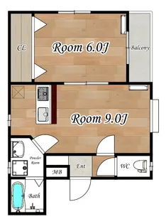 Casa de Primavera(カサデプリマベーラ)【1階】の間取り