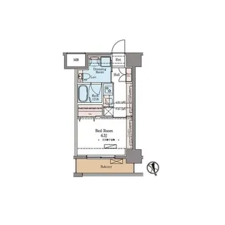 東京都足立区千住河原町【マンション】の間取り