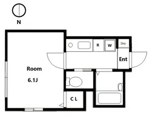 ル・グラン中野沼袋【3階】の間取り
