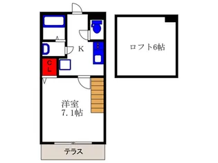 Alpha Stage APM【1階】の間取り