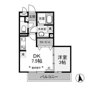 群馬県伊勢崎市連取本町【アパート】の間取り