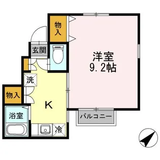 ロエベIII【1階】の間取り