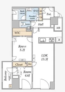 THE MAYFAIR【3階】の間取り