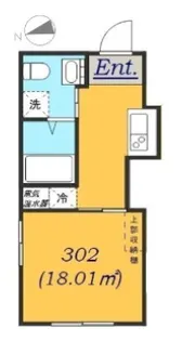 スカイヒルズ戸越公園【2階】の間取り