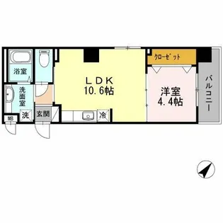 M’s Port【5階】の間取り