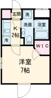 ウェルスクエアイズム奥沢【3階】の間取り
