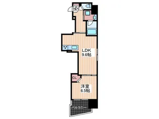 広島県広島市中区舟入中町【マンション】の間取り