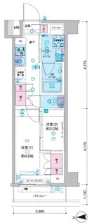 セジョリ池袋本町【3階】の間取り