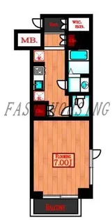東京都渋谷区代々木2【マンション】の間取り