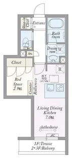 My Style vintage 稲毛【3階】の間取り