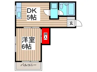 ロワ-ル熊谷【1階】の間取り